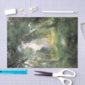 Papier Mousseline Forest Glade, Père Noël Barbara, Californie (Woodl (Artisanat)