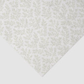 Papier Mousseline Forest Sprigs Soft Olive - Neutre (Détail)