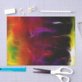 Papier Mousseline Forêt colorée (Artisanat)