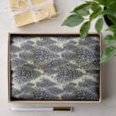 Papier Mousseline Forêt d'arbres de Noël couverts de neige (Cadeau)