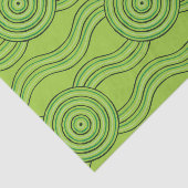 Papier Mousseline Forêt d'art autochtone Rainforest (Détail)