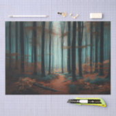Papier Mousseline Forêt d'automne Moody Woods Découpage (Artisanat)