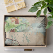 Papier Mousseline Forêt de bois Faune lapin Deer Decoupage  (Cadeau)