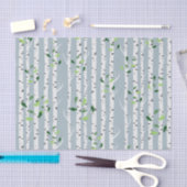 Papier Mousseline Forêt de bouleaux - Woody (Artisanat)