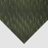 Papier Mousseline Forêt de conifères fractale (Détail)