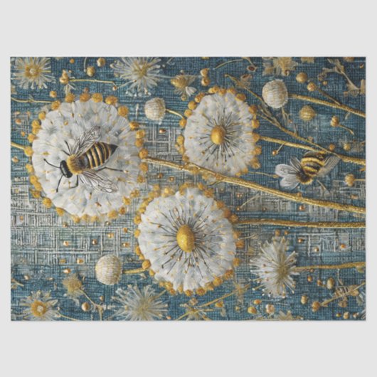 Papier Mousseline Forêt de Dandelion aux abeilles occupées (Recto)