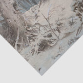 Papier Mousseline Forêt de neige (par Andreas Achenbach) (Détail)