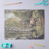 Papier Mousseline Forêt de stade (Artisanat)