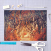 Papier Mousseline Forêt d'érable d'automne (Artisanat)