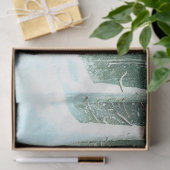 Papier Mousseline Forêt des neiges hiver paysage de Noël Découpage (Cadeau)