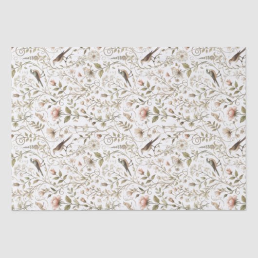 Papier Mousseline Forêt enchantée Ethereal (Recto)