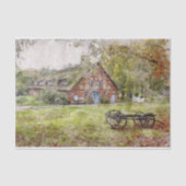 Papier Mousseline Forêt Ferme Plus Wagon (Recto)