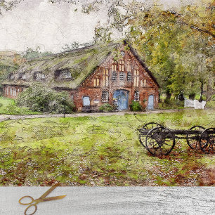 Papier Mousseline Forêt Ferme Plus Wagon