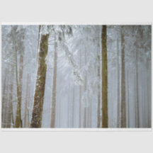 Forêt Hiver 12 Découpage Papier de tissus