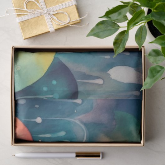 Papier Mousseline Forêt Imaginaire (Cadeau)