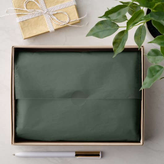 Papier Mousseline Forêt Jungle Vert Pop De Couleur (Cadeau)