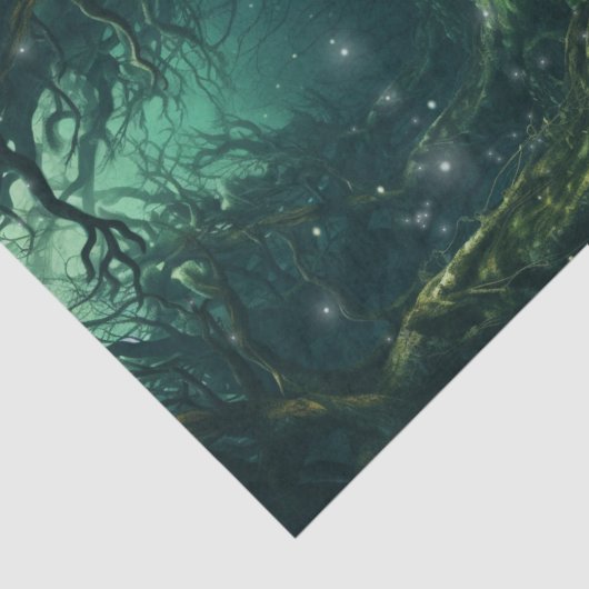 Papier Mousseline Forêt lunaire (Détail)