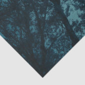 Papier Mousseline Forêt nocturne enchanteresse avec Pleine lune (Détail)