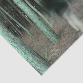 Papier Mousseline Forêt-rouge gothique moderne (Détail)