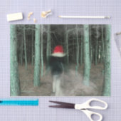 Papier Mousseline Forêt-rouge gothique moderne (Artisanat)