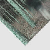 Papier Mousseline Forêt-rouge gothique moderne (Détail)