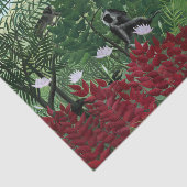 Papier Mousseline Forêt tropicale avec singes Rousseau Art (Détail)