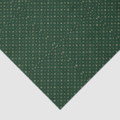 Papier Mousseline Forêt Verte Gui Flocon de Neige Noël (Détail)