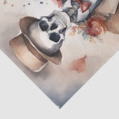 Papier Mousseline Forevermore : Skeleton Marié Couple Découpage (Détail)