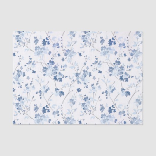 Papier Mousseline forget me not tissue paper (Recto)