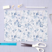 Papier Mousseline forget me not tissue paper (Artisanat)