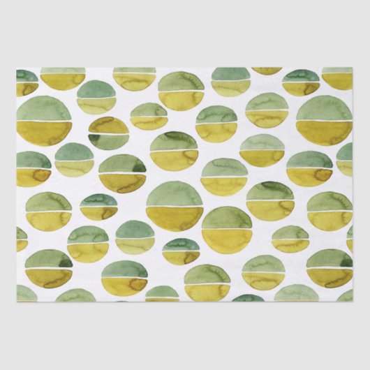 Papier Mousseline Formes Abstraites artistiques peinture aquarelle  (Recto)