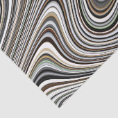 Papier Mousseline Formes Abstraites courbes (Détail)