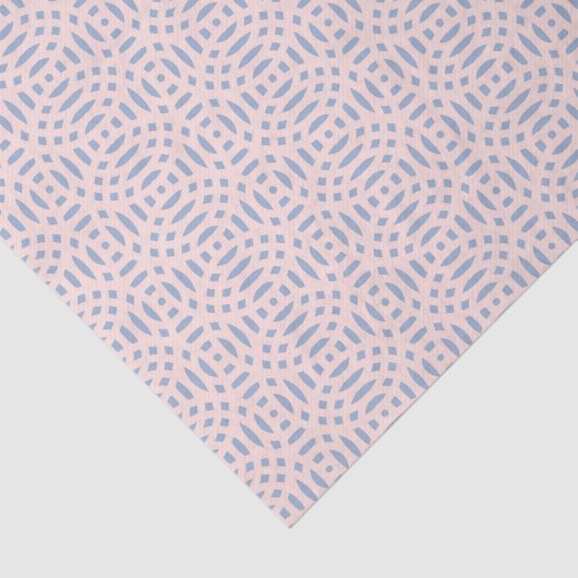 Papier Mousseline formes circulaires motif transparent (Détail)