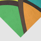 Papier Mousseline Formes géométriques colorées (Détail)