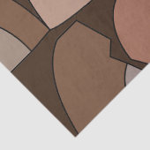 Papier Mousseline Formes géométriques modernes du milieu du siècle (Détail)