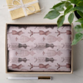 Papier Mousseline Formes roses antiques de robe (Cadeau)