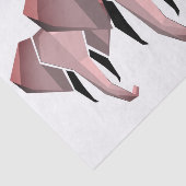 Papier Mousseline Formes simples Géométrie Tête d'éléphant (Détail)