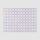Papier Mousseline Formes violettes en cercles (Recto)