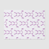 Papier Mousseline Formule chimique moléculaire adrénochrome (Recto)