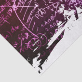 Papier Mousseline Formules dans l'espace mathématique (Détail)