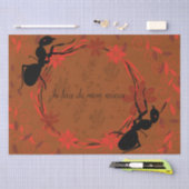 Papier Mousseline fourmi, affirmation positive, expression inspirant (Artisanat)