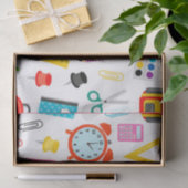 Papier Mousseline Fournitures scolaires rétro colorées (Cadeau)