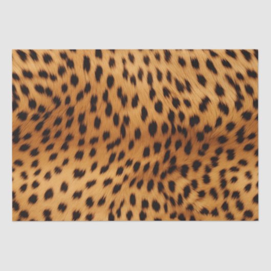 Papier Mousseline Fourrure animale Cheetah (Recto)