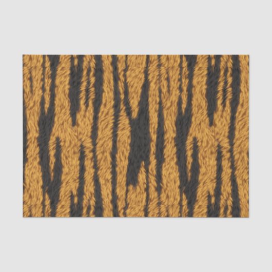 Papier Mousseline Fourrure de tigre (Recto)