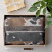 Papier Mousseline Fourrure de vache à vache en cuir de vache de vach (Cadeau)