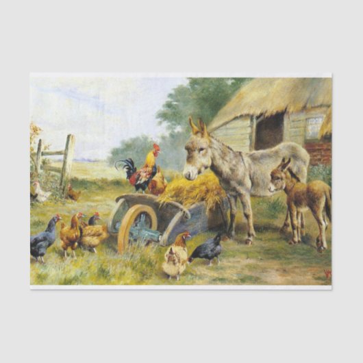 Papier Mousseline Fowl Talk par Herbert William Weekes (Recto)