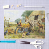 Papier Mousseline Fowl Talk par Herbert William Weekes (Artisanat)