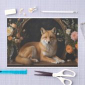 Papier Mousseline Fox dans le jardin (Artisanat)