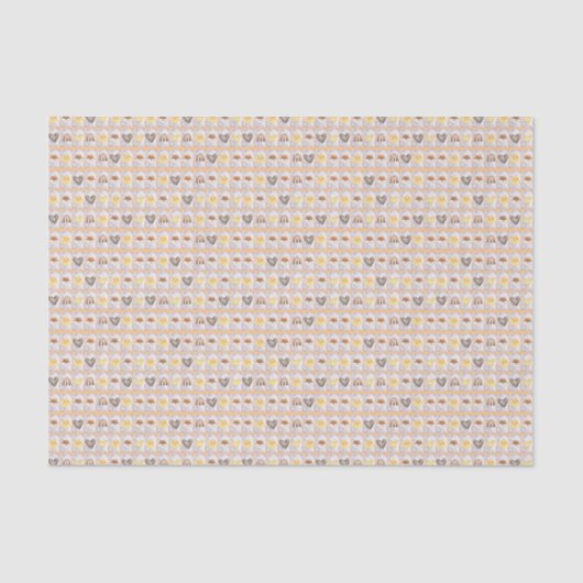Papier Mousseline Fox wrapping paper (Recto)