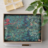 PAPIER MOUSSELINE FOXES ROUGES PARMI LA VERDURE, LE FOLIAGE ET LES F (Cadeau)